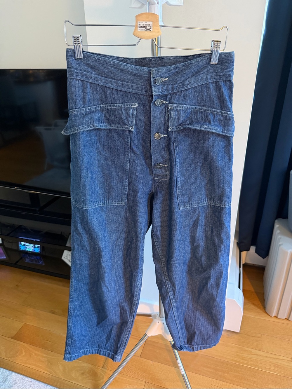 As Ever NYC Herringbone Denim Jeans - Blue (31) - Picture 2 of 5